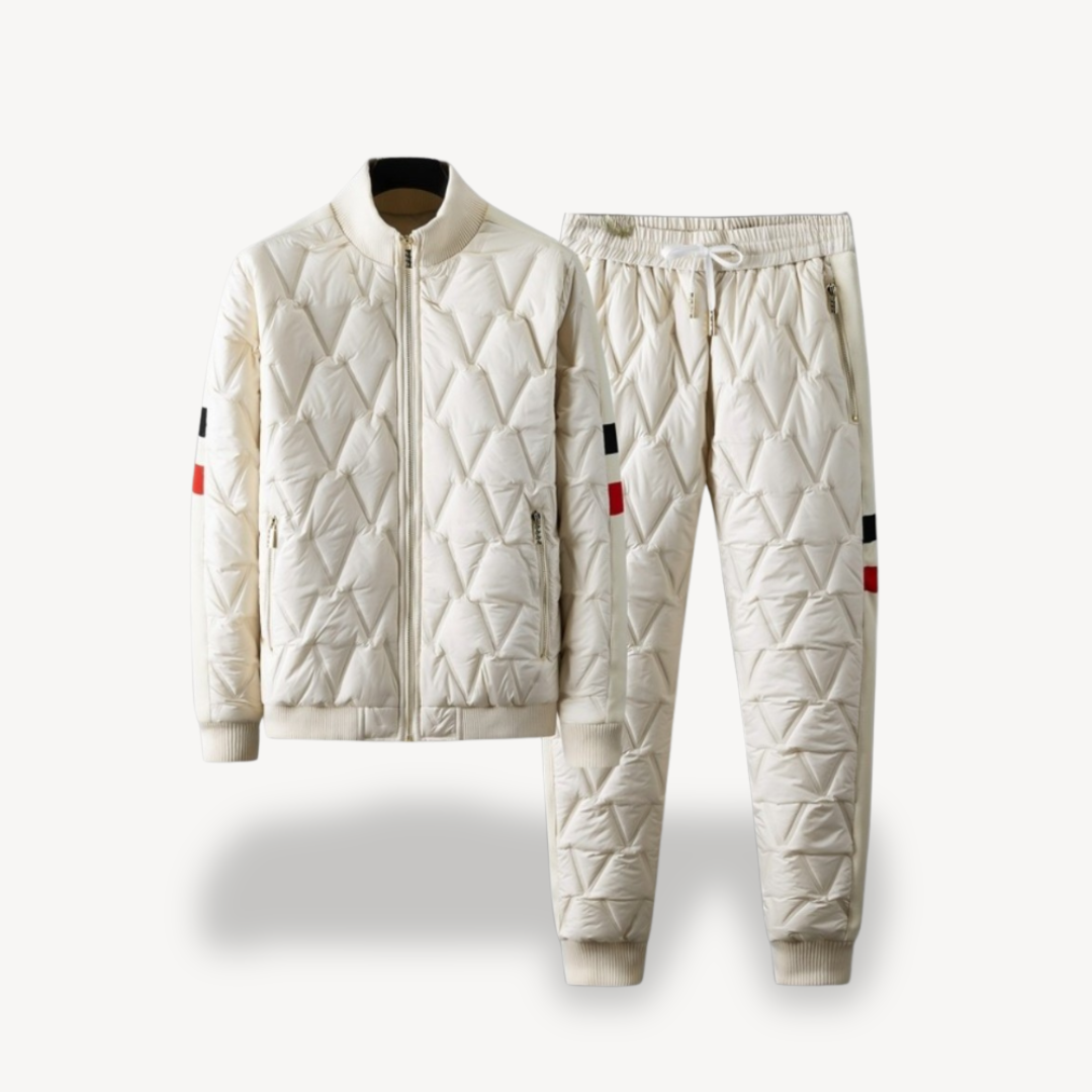 Men's Quilted Jacket and Pants Set | Loravelle