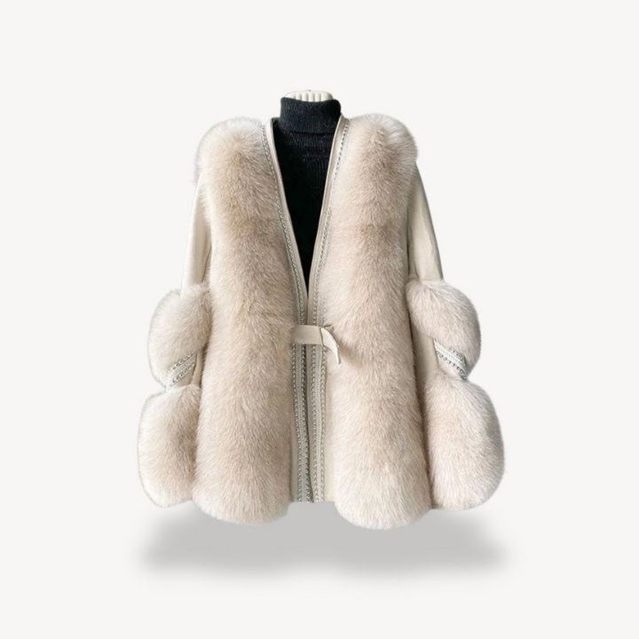 Faux Fur Long Coat for Women | Loravelle