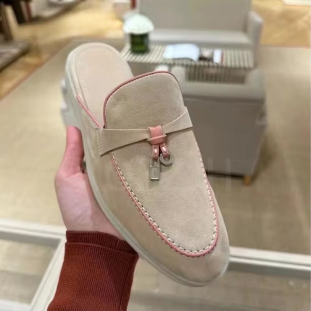 Suede Mule Orthopedic Loafers Women | Loravelle