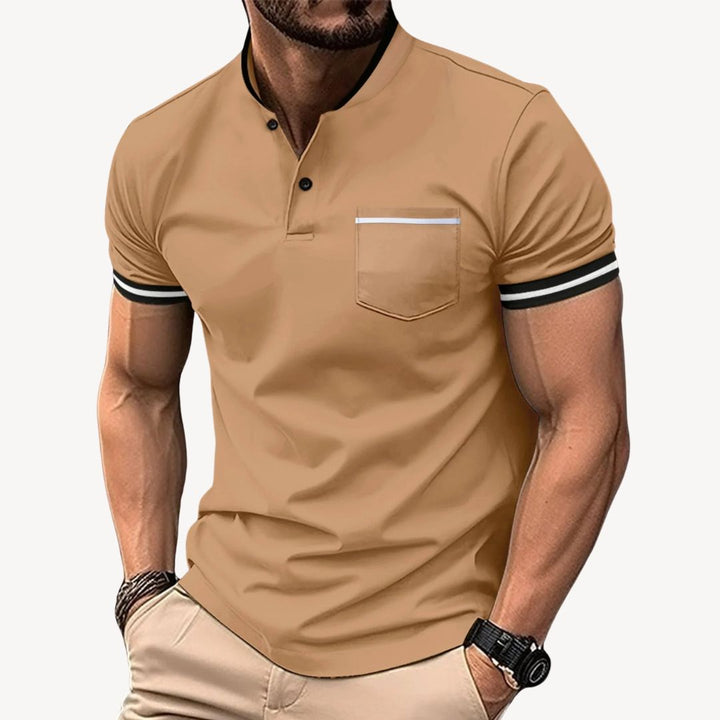 Men's Casual Henley Shirt | Loravelle