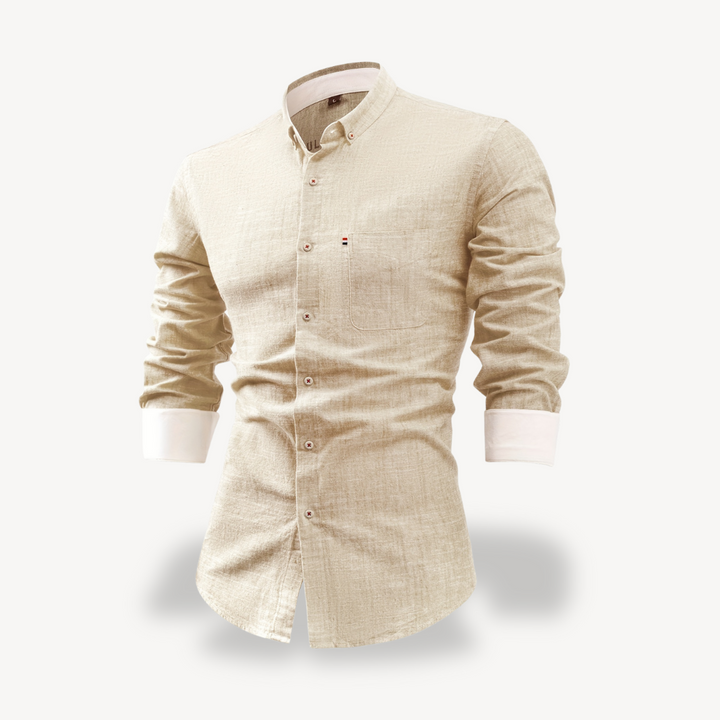 Men's Linen Button-Down Shirt - Casual & Stylish | Loravelle
