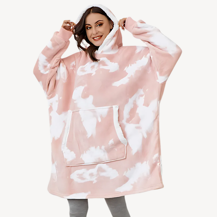 Oversized Tie-Dye Hoodie Blanket | Loravelle