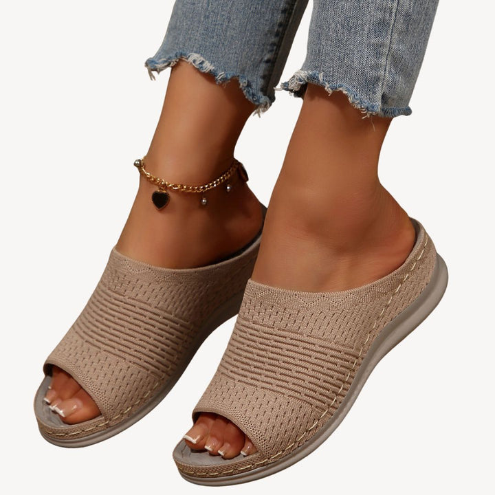 Knit Slip-On Orthopedic Sandals Women | Loravelle