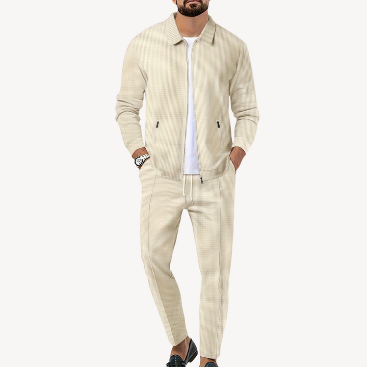 Men's Waffle Knit Loungewear Set | Loravelle