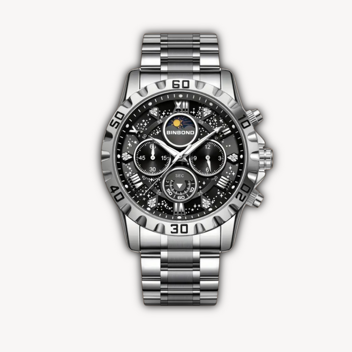 Loravelle | Men's Stainless Steel Chronograph Watch