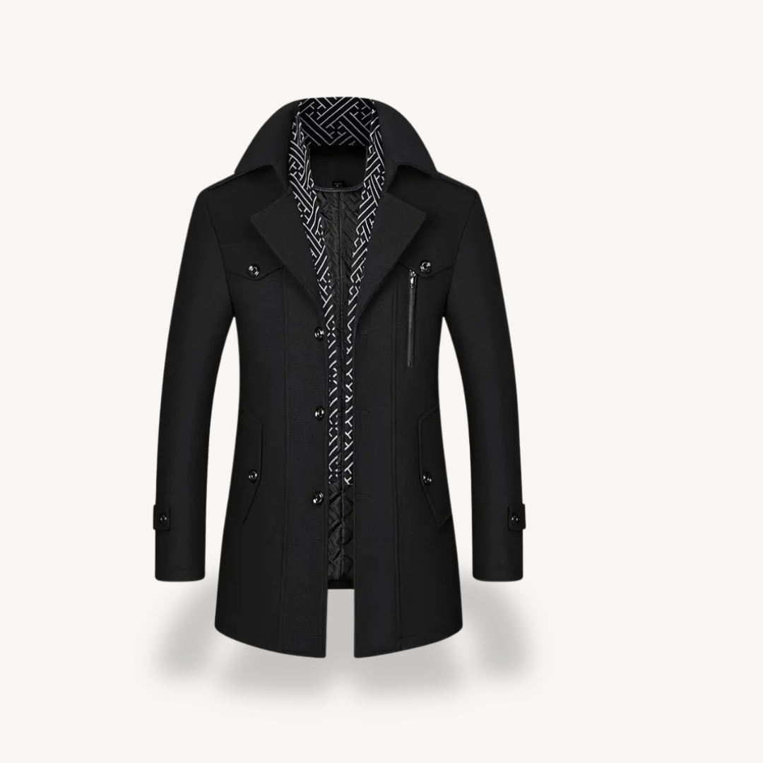 Winter Wool Coat Men | Loravelle