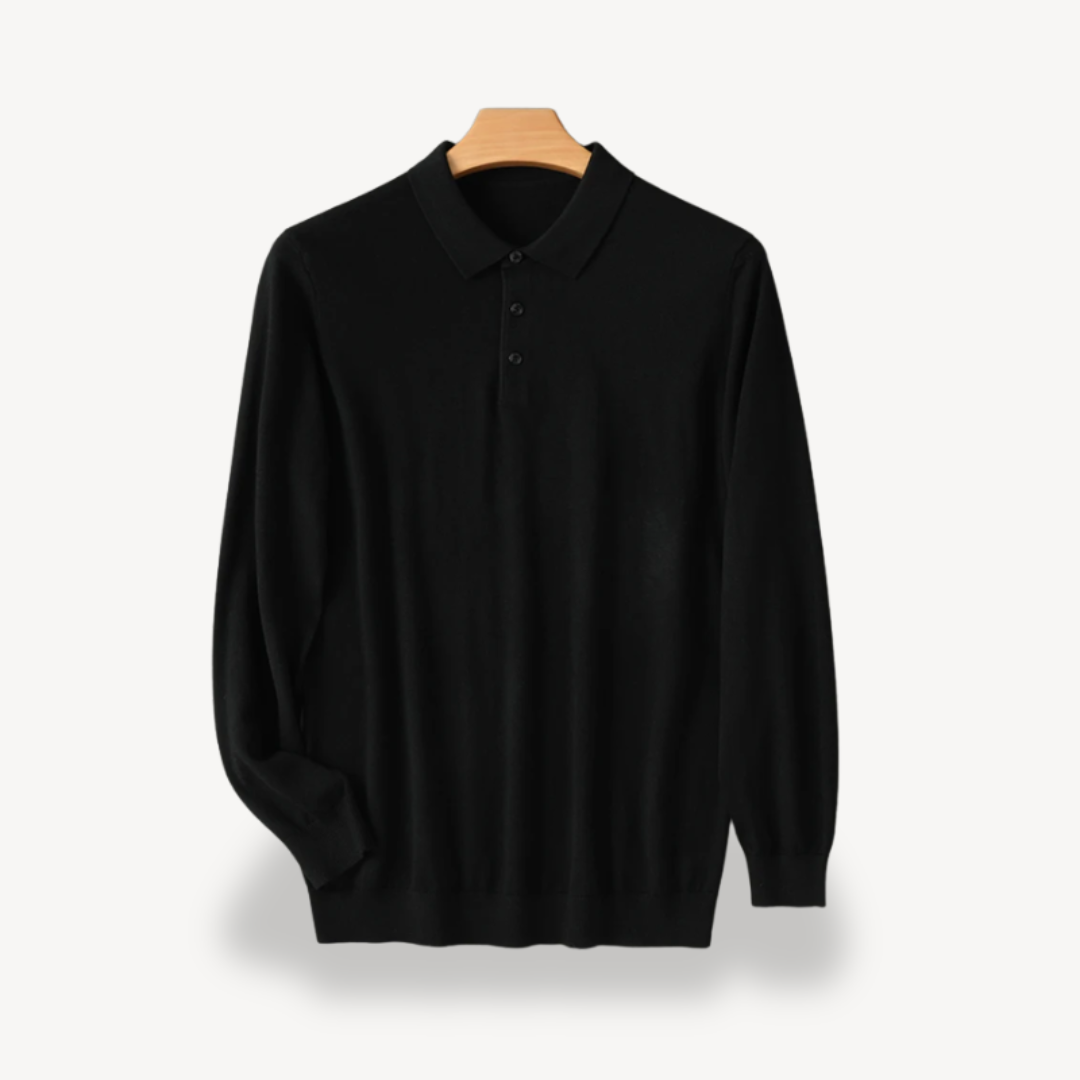 Men’s Long Sleeve Polo Shirt | Loravelle