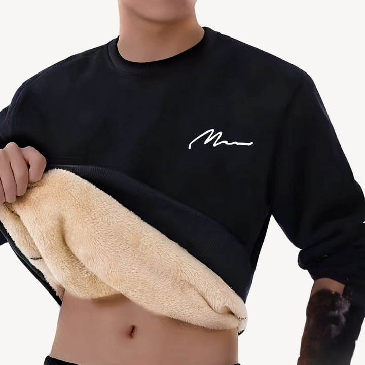 Men’s Fleece-Lined Sweatshirt | Loravelle