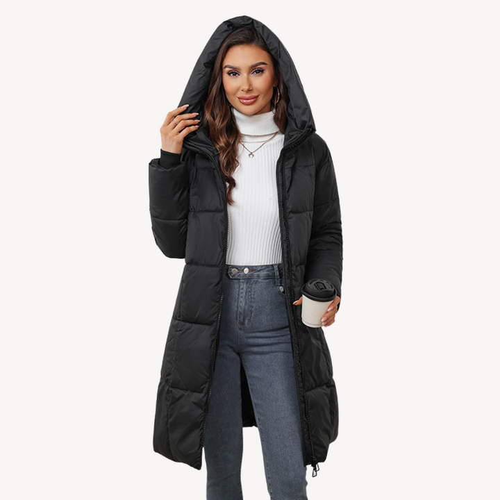 Puffer Coat with Hood for Women | Loravelle