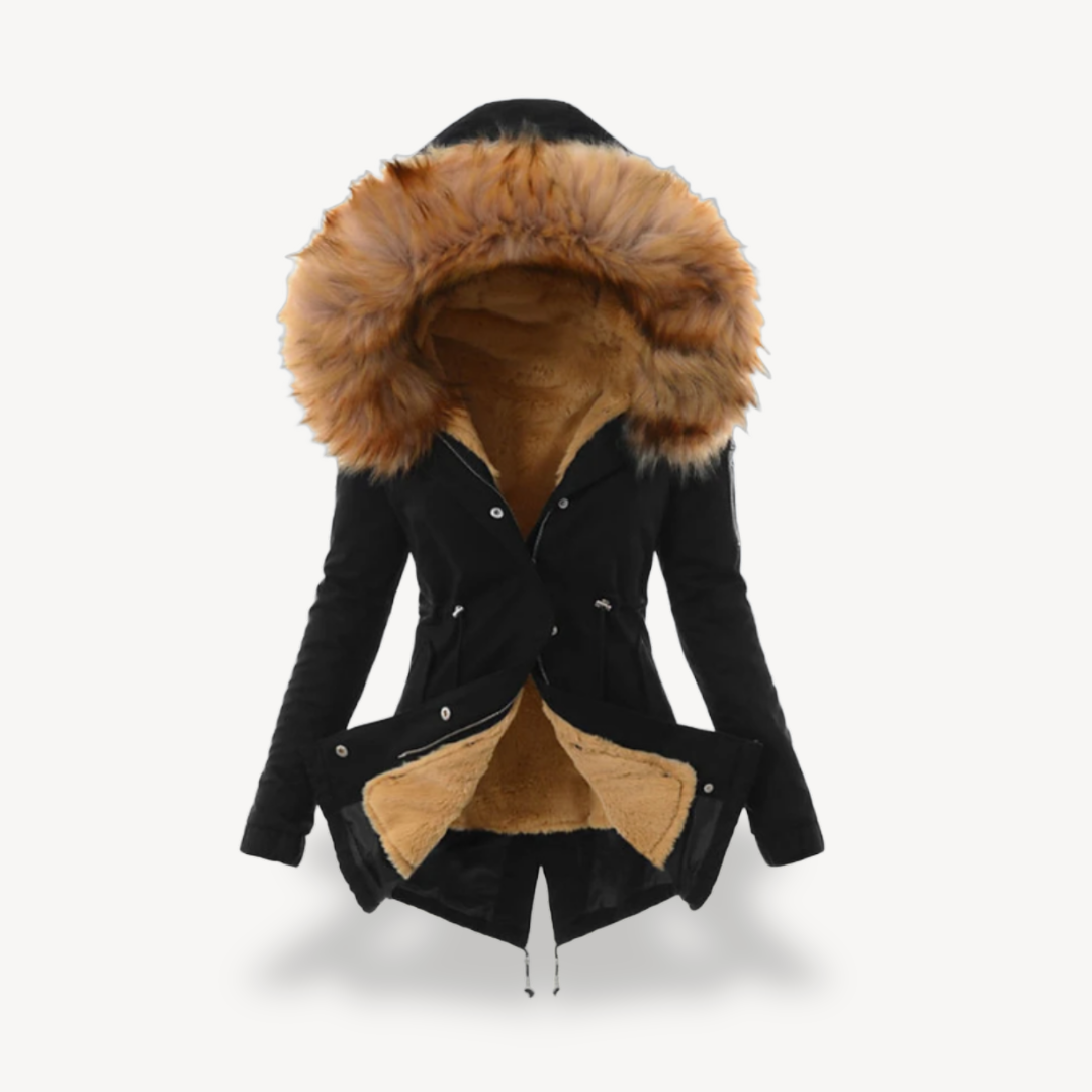 Women's Fur Lined Winter Parka | Loravelle