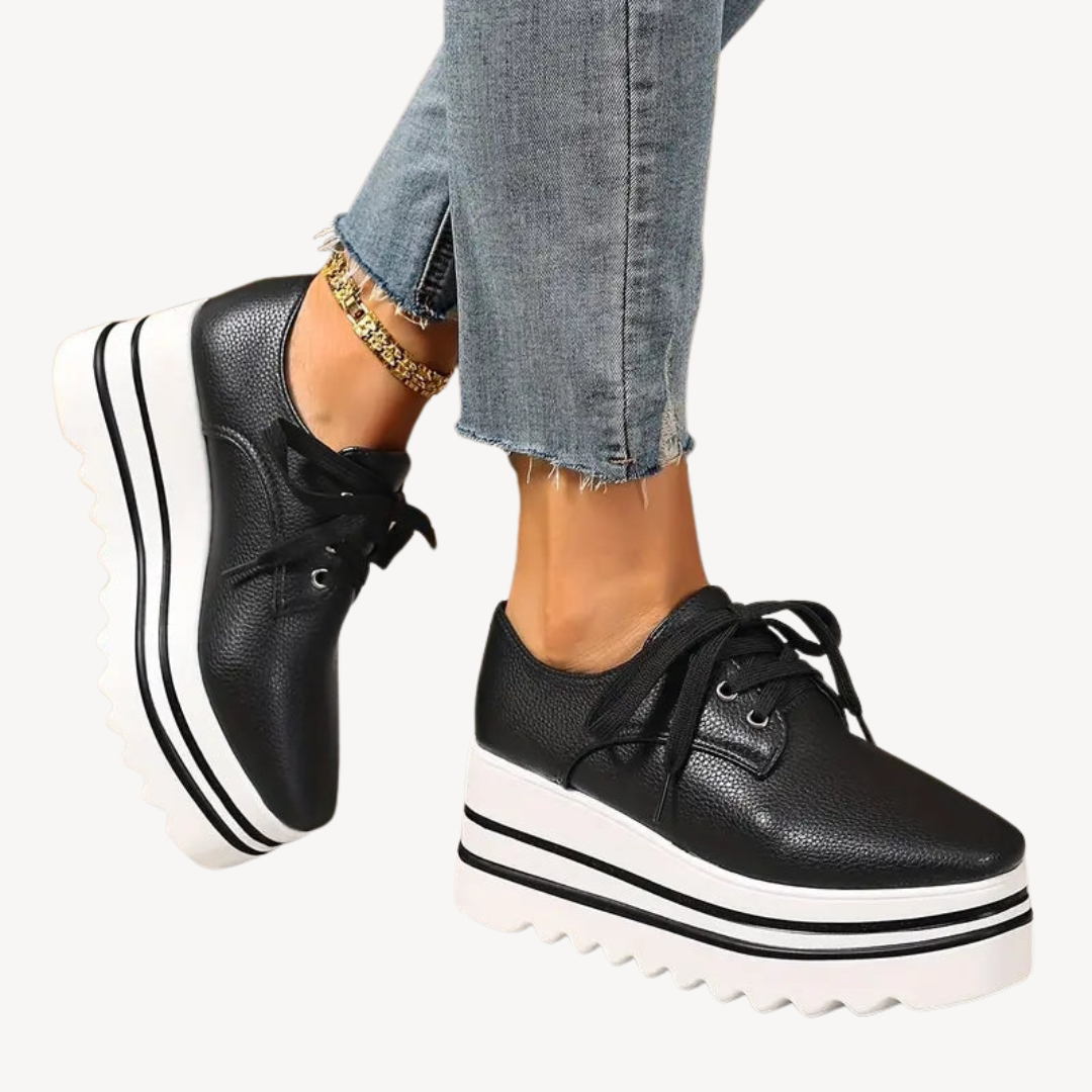 Women’s Orthopedic Platform Oxfords | Loravelle