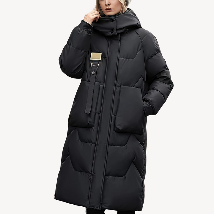 Women’s Long Hooded Puffer Coat | Loravelle
