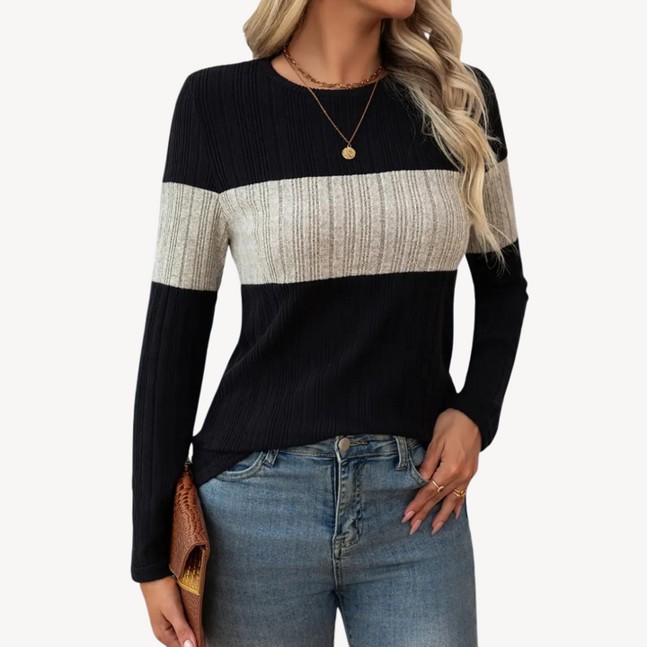 Striped Long Sleeve Top for Women | Loravelle