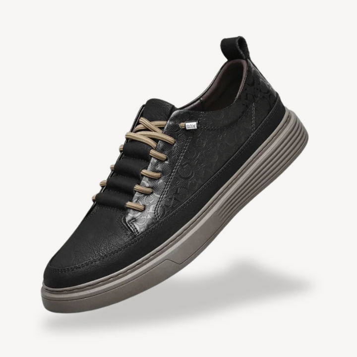 Men's Orthopedic Sneakers with Leather-Like Upper | Loravelle
