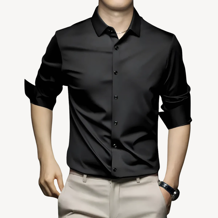 Men's Polyester Long Sleeve Shirt | Loravelle