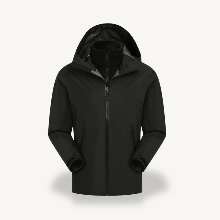 Unisex Waterproof Rain Jacket with Hood | Loravelle