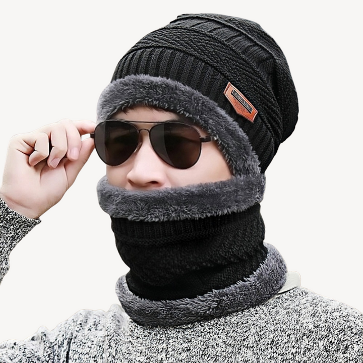 Men's Winter Beanie and Scarf Set | Loravelle