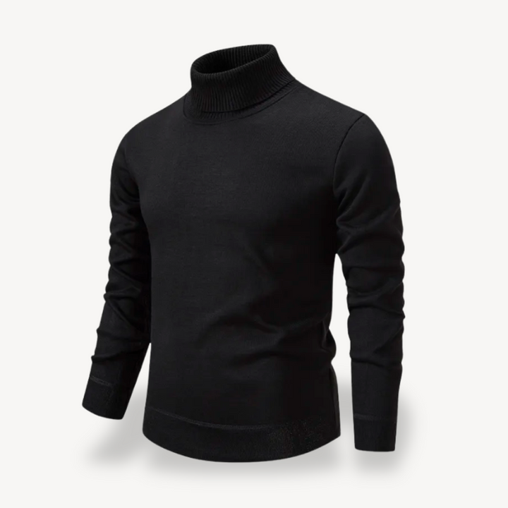 Men's Knit Turtleneck Sweater | Loravelle