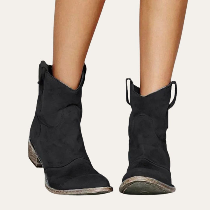 Women's Suede Orthopedic Ankle Boots | Loravelle