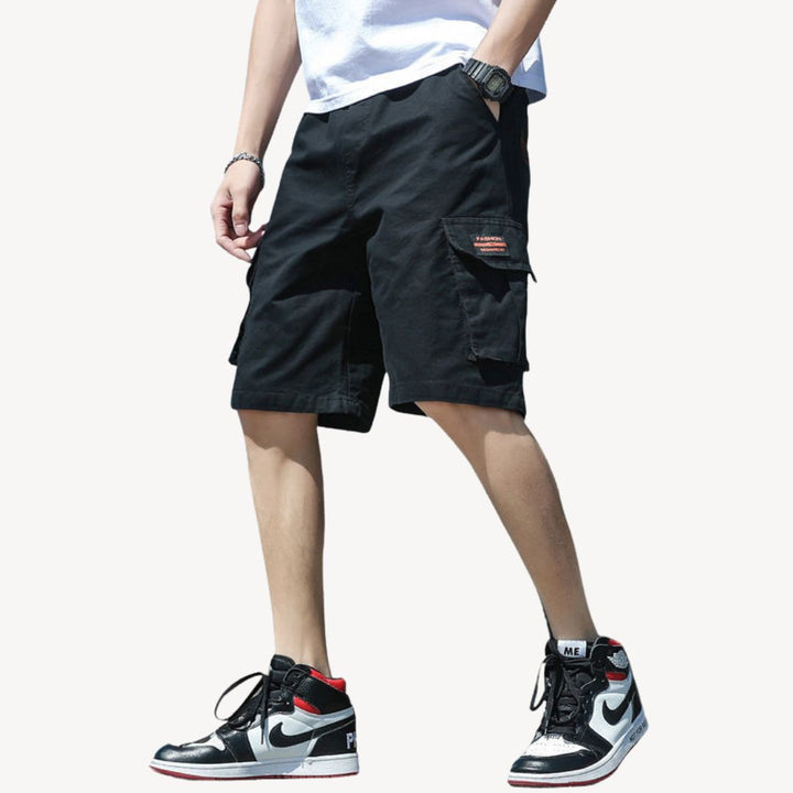Men's Cotton Blend Cargo Shorts | Loravelle