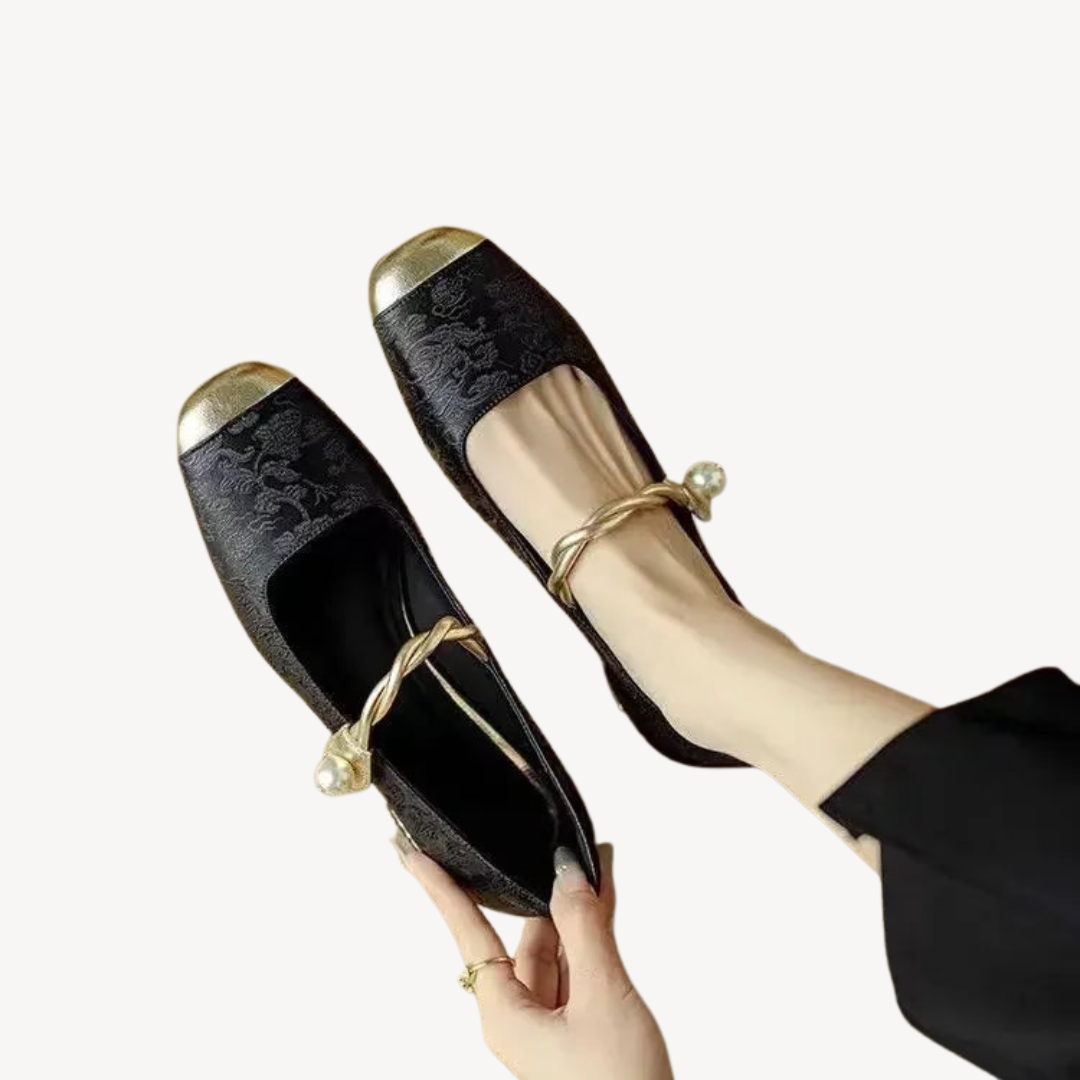 Women's Orthopedic Mary Jane Block Heels | Loravelle