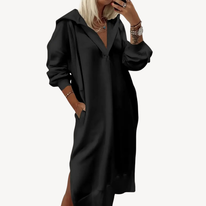Women's Hooded Sweatshirt Dress | Loravelle