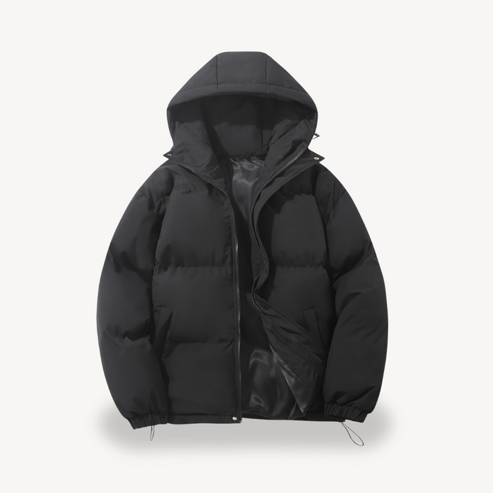 Men's Insulated Puffer Jacket with Hood | Loravelle