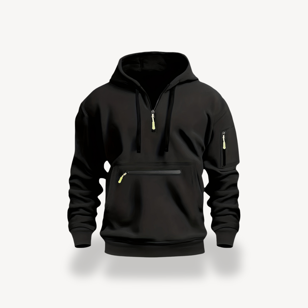 Men’s Cotton Blend Zip Hoodie | Loravelle
