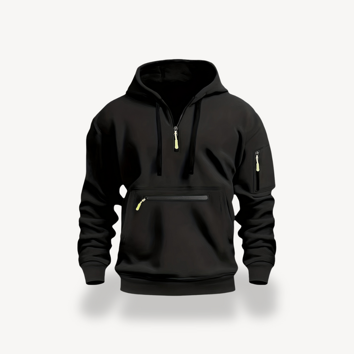 Men’s Cotton Blend Zip Hoodie | Loravelle