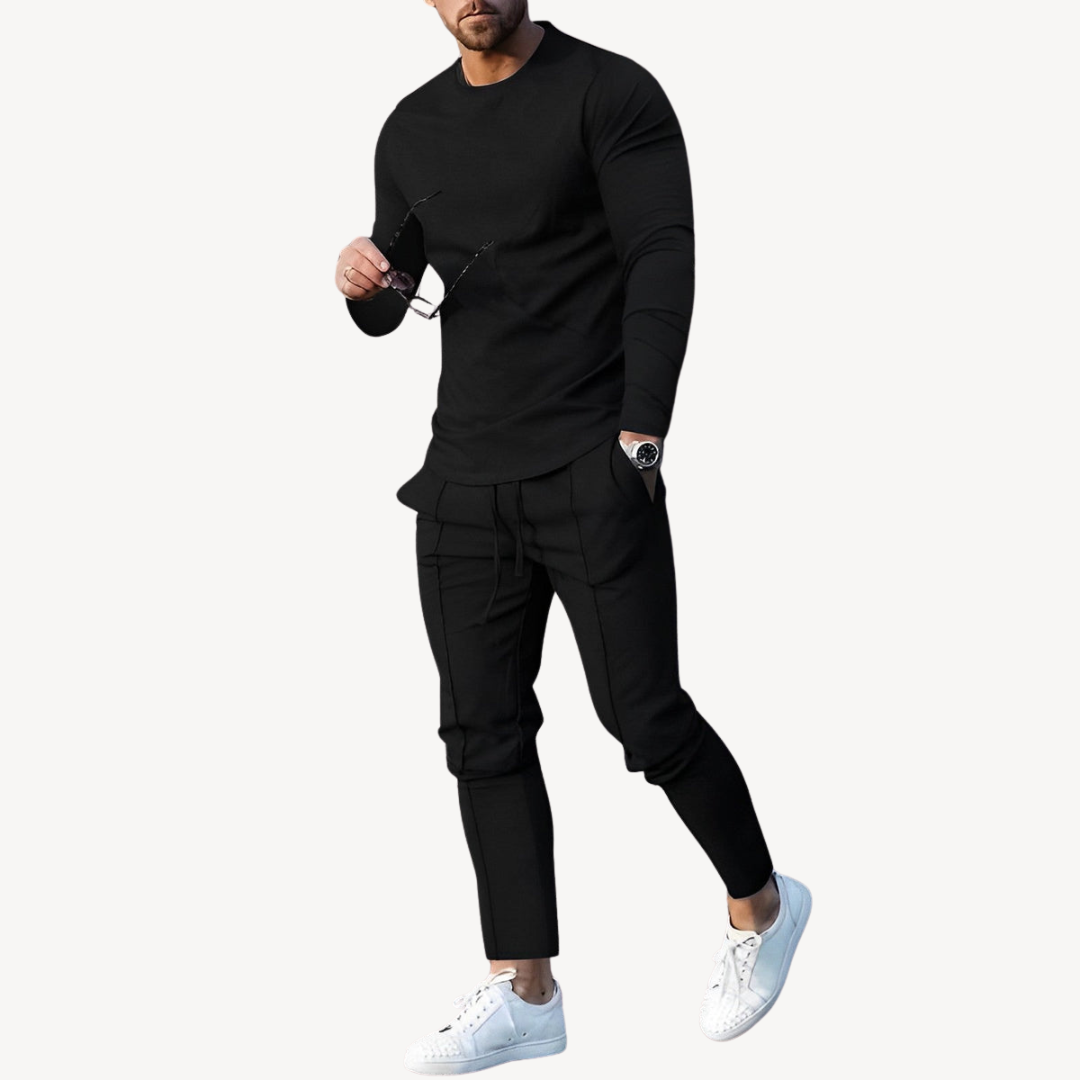 Men's Casual Long Sleeve Tracksuit | Loravelle