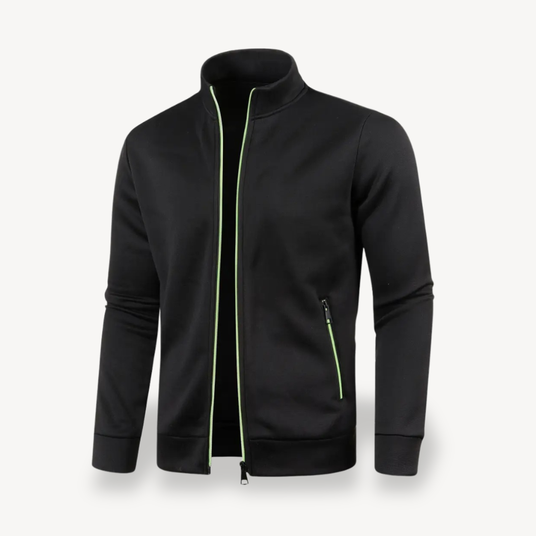 Men’s Zippered Track Jacket | Loravelle