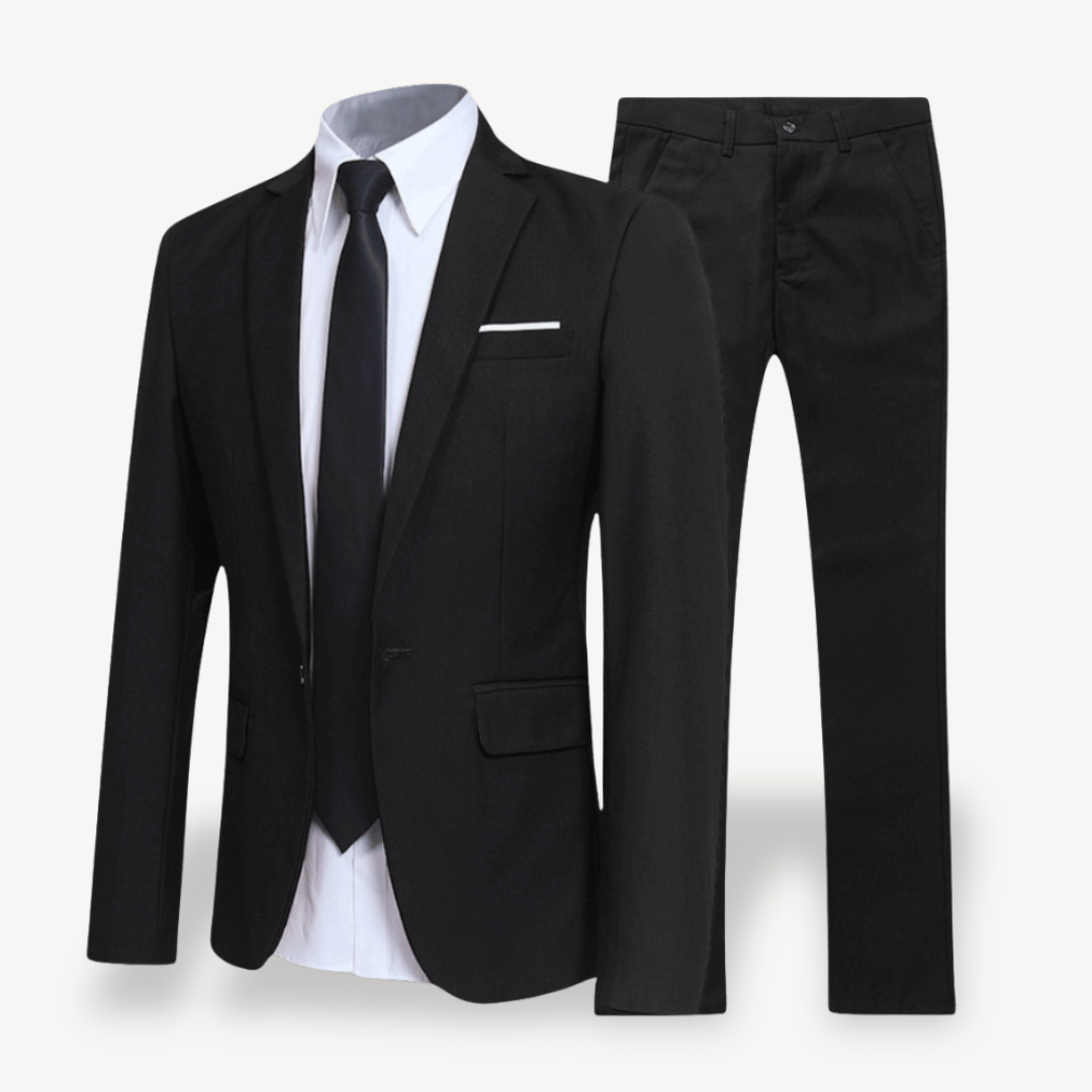 Men’s Tailored Suit with Tie | Loravelle