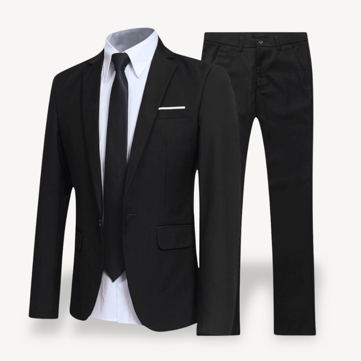 Men’s Tailored Suit with Tie | Loravelle