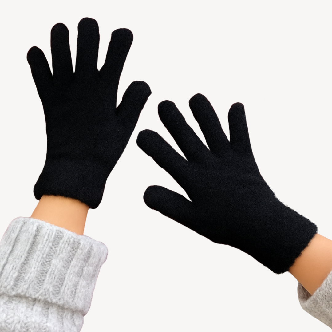 Women's Fuzzy Gloves | Loravelle