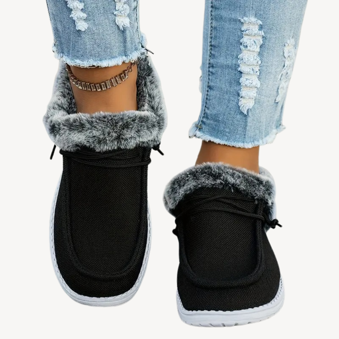 Orthopedic Slip-On Fur Lined Shoes | Loravelle