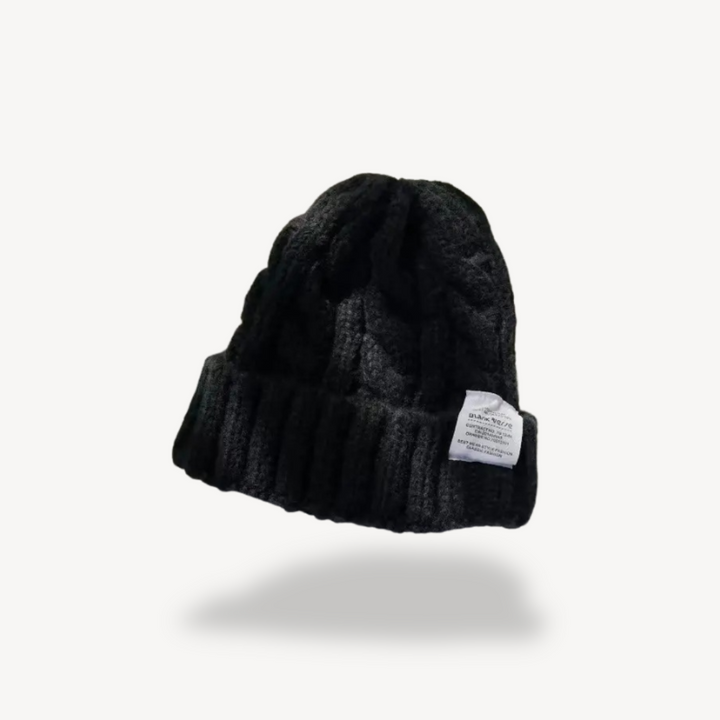 Cable Knit Beanie Hat for Women - Soft Wool Blend | Loravelle