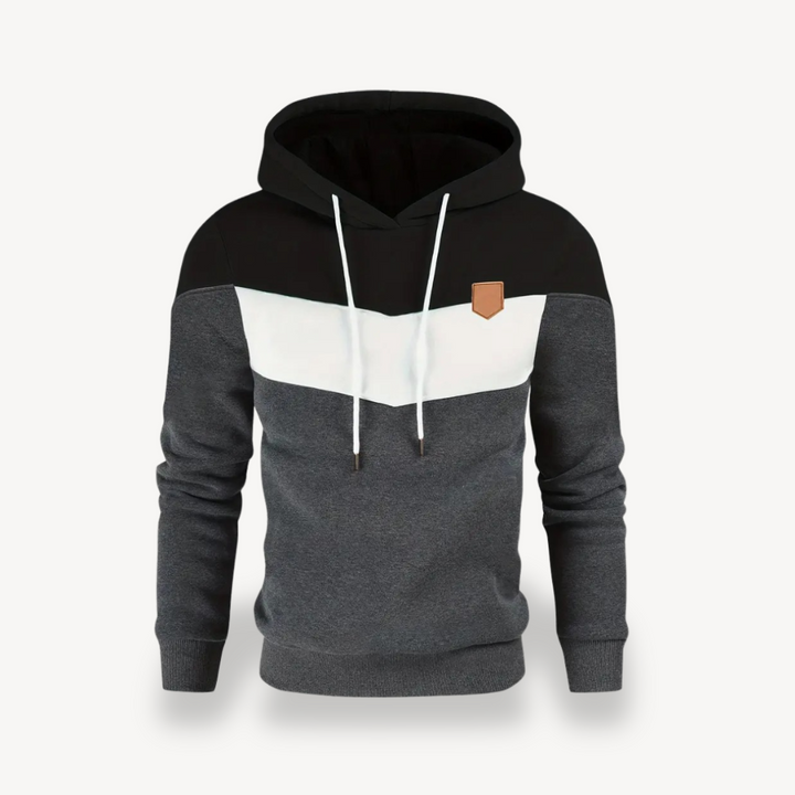 Men’s Color Block Hoodie | Loravelle