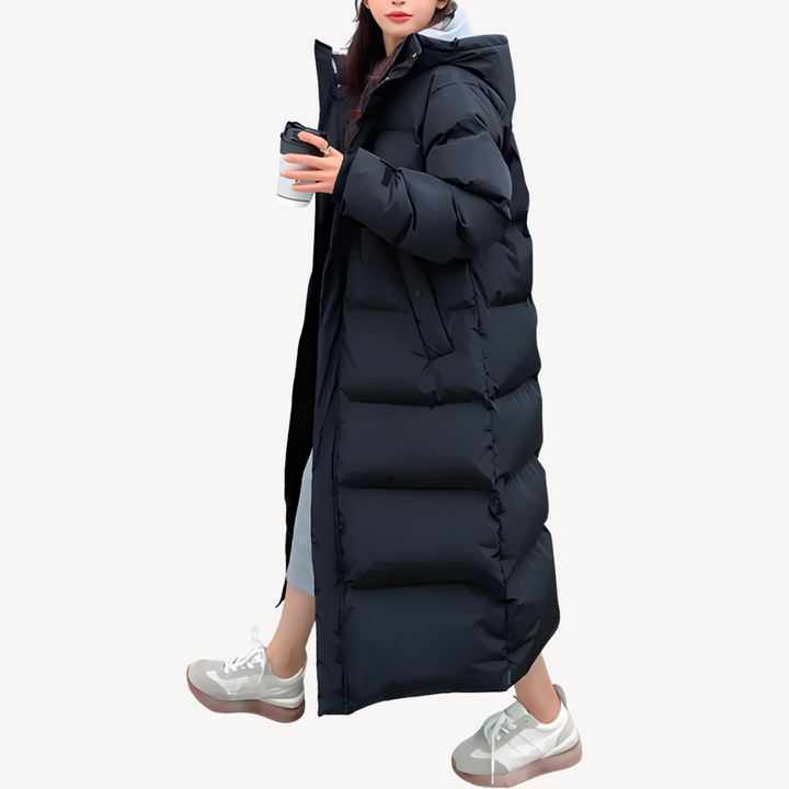 Puffer Coat with Hood for Women | Loravelle