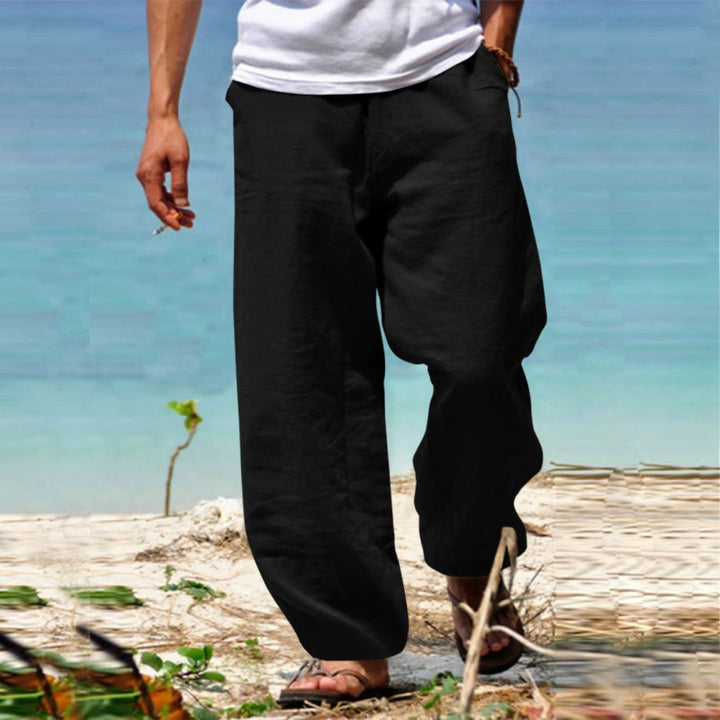 Men's Linen Beach Pants | Loravelle