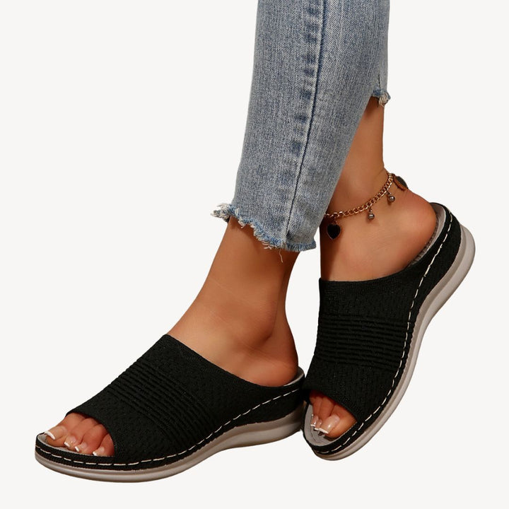 Knit Slip-On Orthopedic Sandals Women | Loravelle