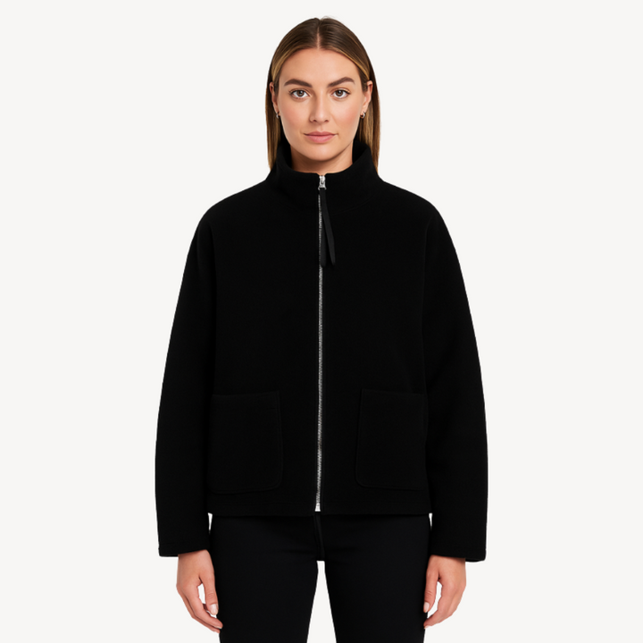 Women's Cozy Zip-Up Fleece Jacket | Loravelle