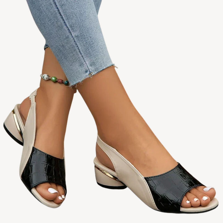 Women's Orthopedic Block Heel Sandals | Loravelle