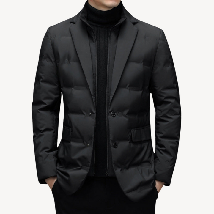 Winter Coat Puffer Blazer Jacket for Men | Loravelle
