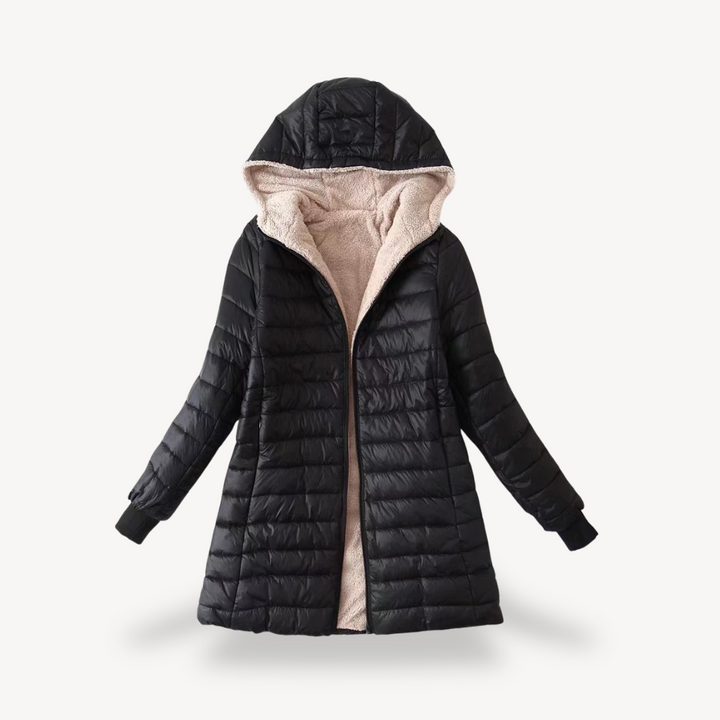 Women’s Sherpa Lined Puffer Coat | Loravelle
