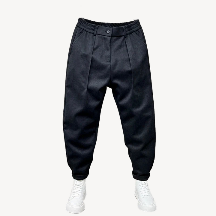 Men's Pleated Jogger Pants | Loravelle