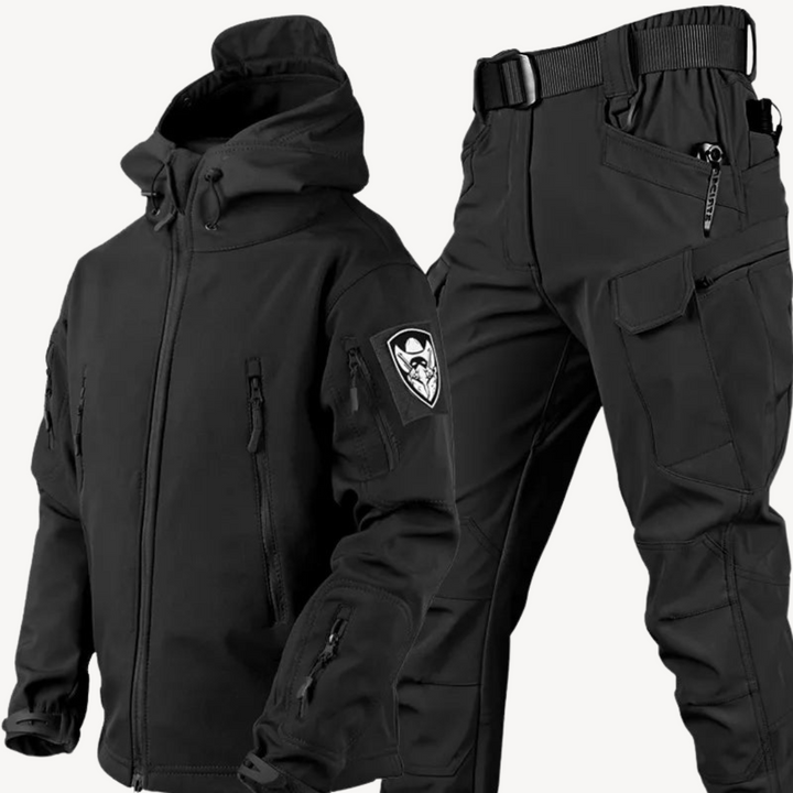 Men's Tactical Softshell Jacket & Pants Set | Loravelle