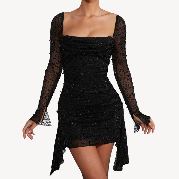 Loravelle | Women's Sequin Mesh Dress – Elegant Partywear