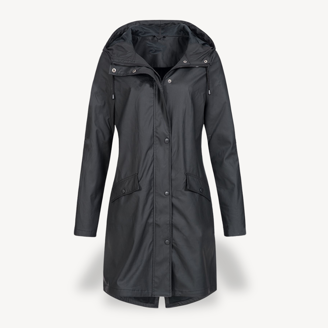 Women's Waterproof Hooded Raincoat | Loravelle