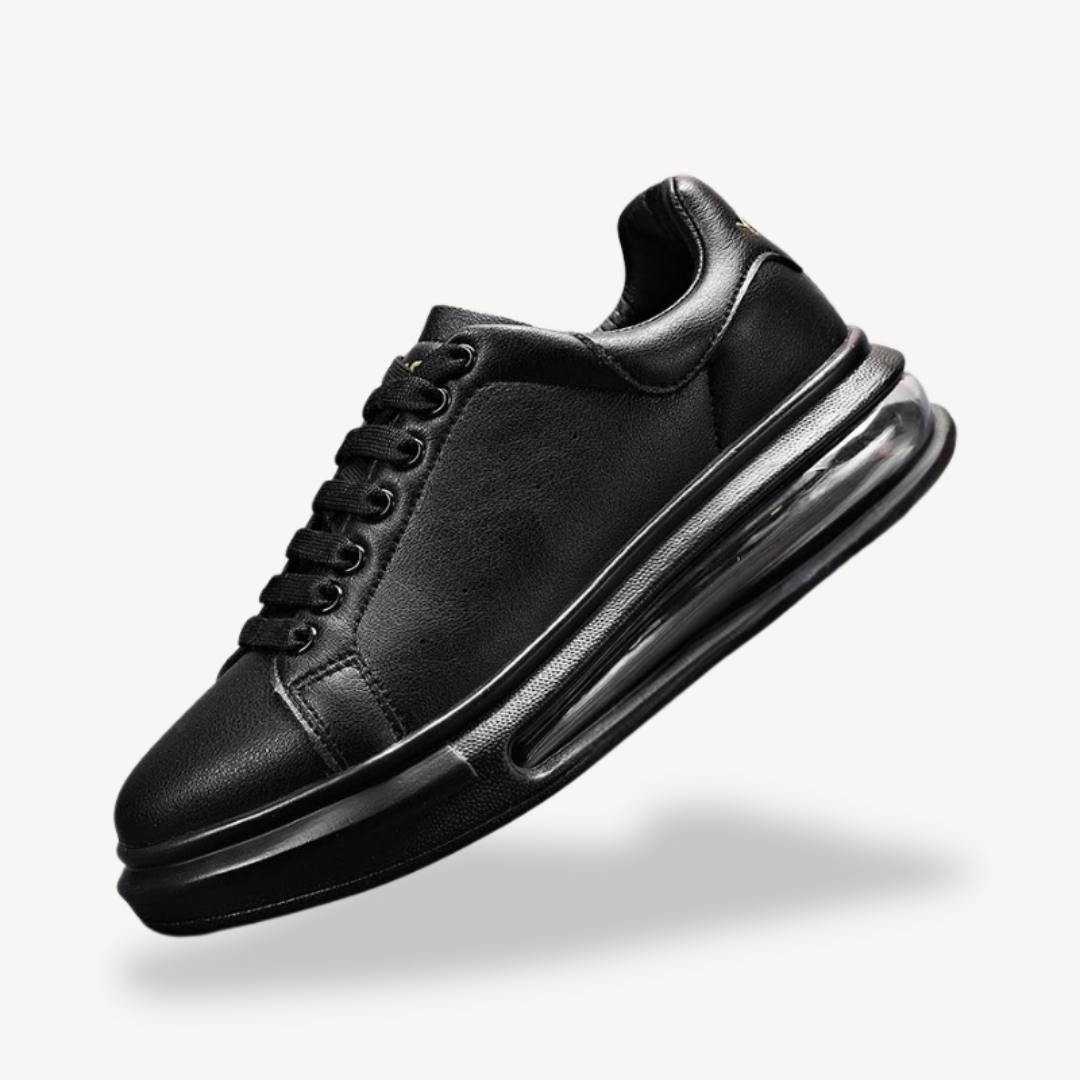 Men's Leather Air Cushion Sneakers | Loravelle