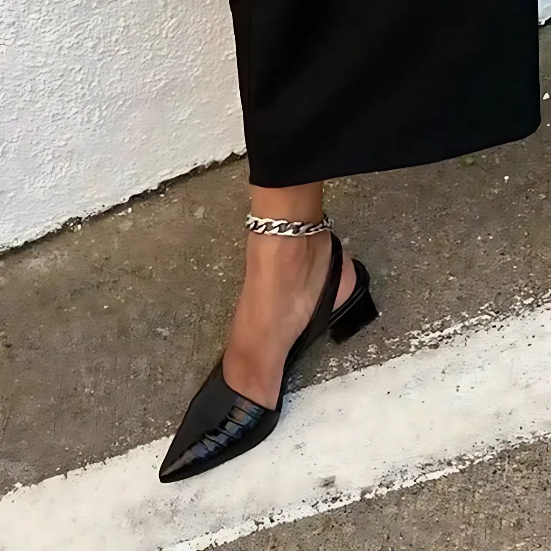 Orthopedic Women's Crocodile Pumps | Loravelle